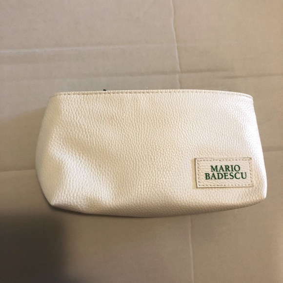 MARIO BADESCU Cosmetics / Skincare Case, with Extra Bags, White / Green - Picture 2 of 6